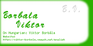 borbala viktor business card